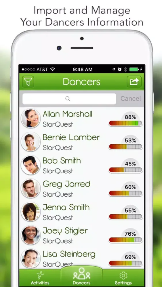 iGrade for Dance Instructor Screenshots