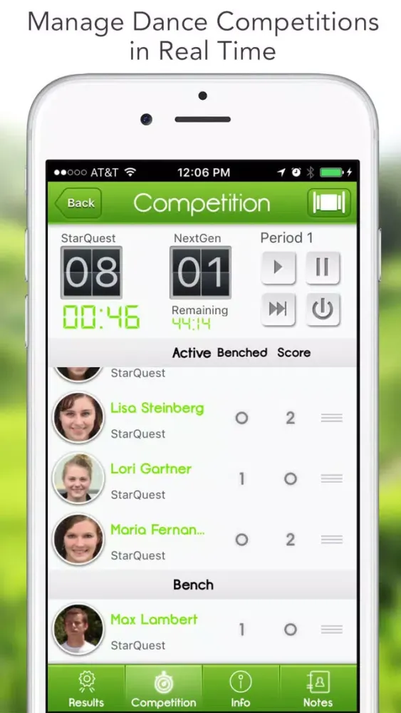 iGrade for Dance Instructor Screenshots