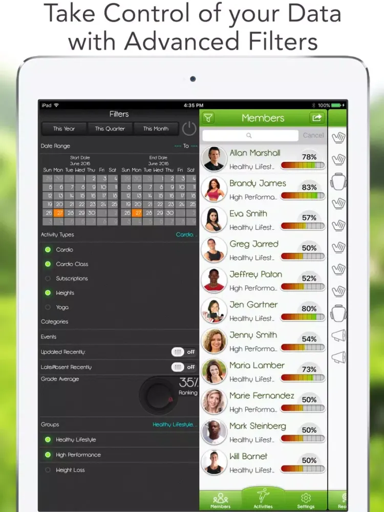 iGrade for Personal Trainer iPad  سکرین شاٹس