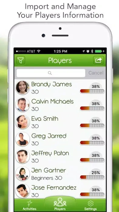 ภาพหน้าจอของ iGrade for Tennis Coach