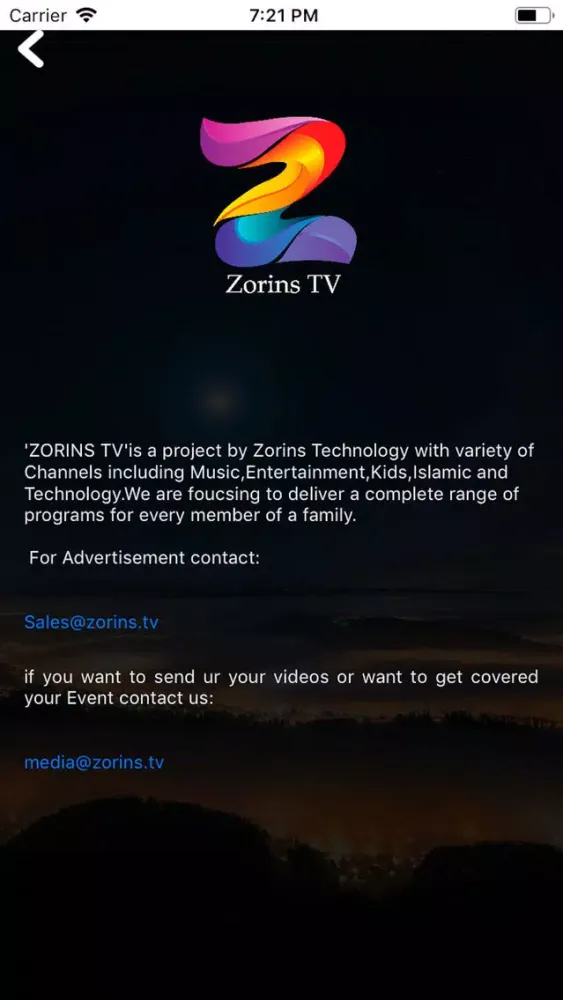 ZORINS TV Screenshots